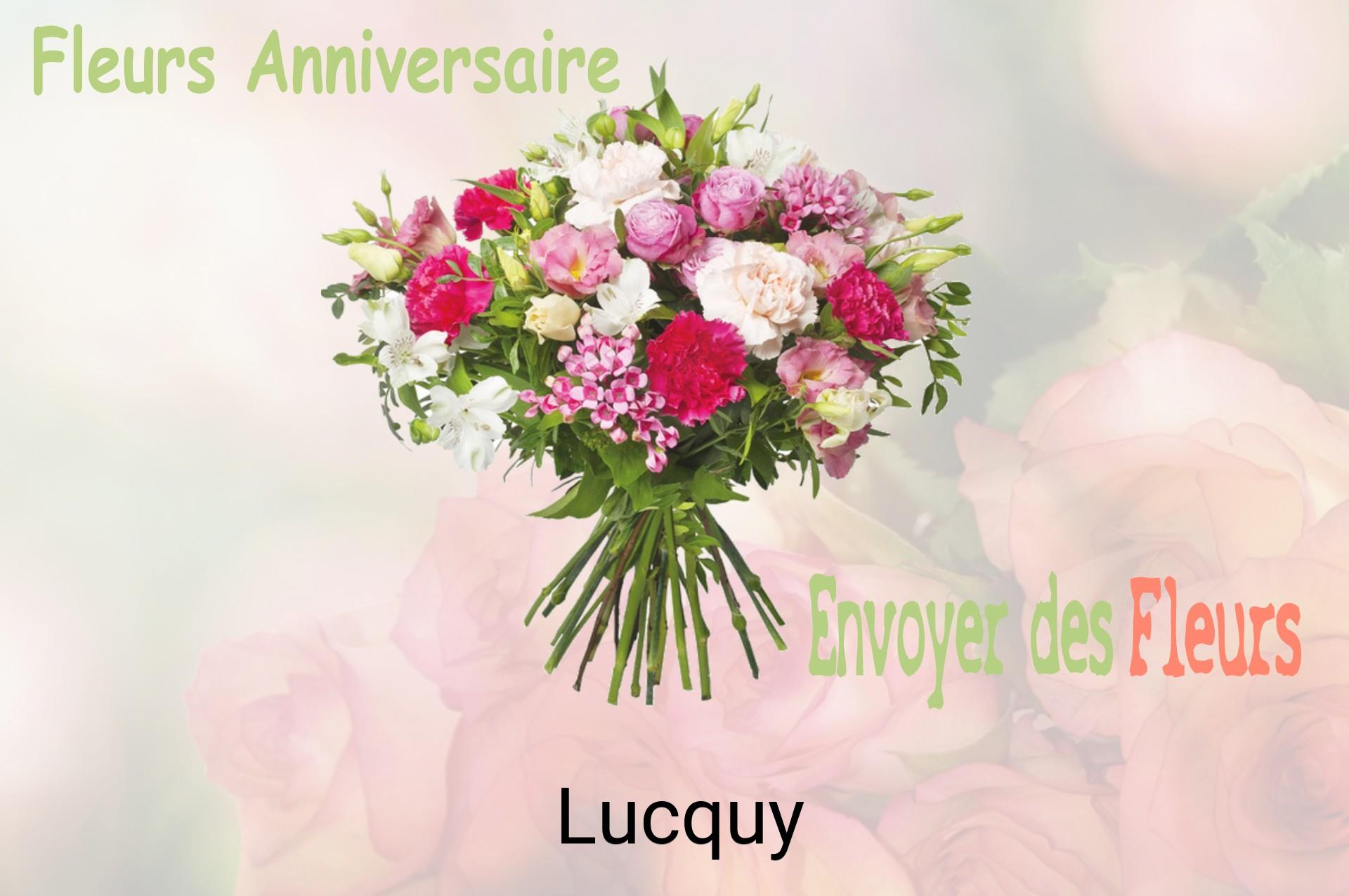 Bouquet de fleurs d’anniversaire livré à Lucquy